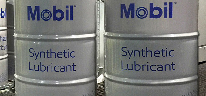 Mobil synthetic lubricant for industrial plant